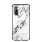 Well-Protected Tempered Glass Marbling Pattern Design Anti-Scratch Cell Phone Cover for Xiaomi Redmi Note 10 Pro