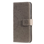 Imprinted Mandala Flower Wallet Leather Case with Strap for Xiaomi Redmi Note 10 5G/Poco M3 Pro 5G/4G