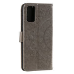 Imprinted Mandala Flower Wallet Leather Case with Strap for Xiaomi Redmi Note 10 5G/Poco M3 Pro 5G/4G