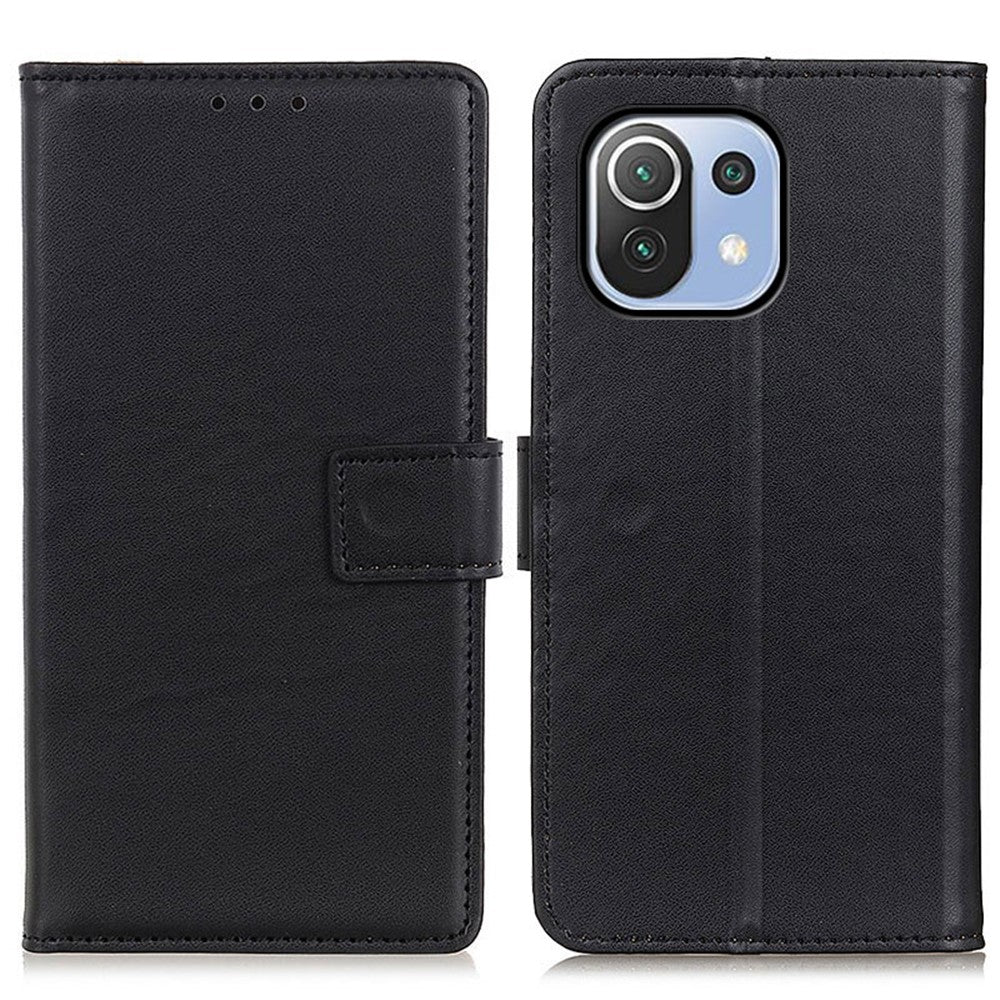 Magnetic Clasp Stand Leather Shell Case for Xiaomi Mi 11 Lite 4G / 5G / 11 Lite 5G NE