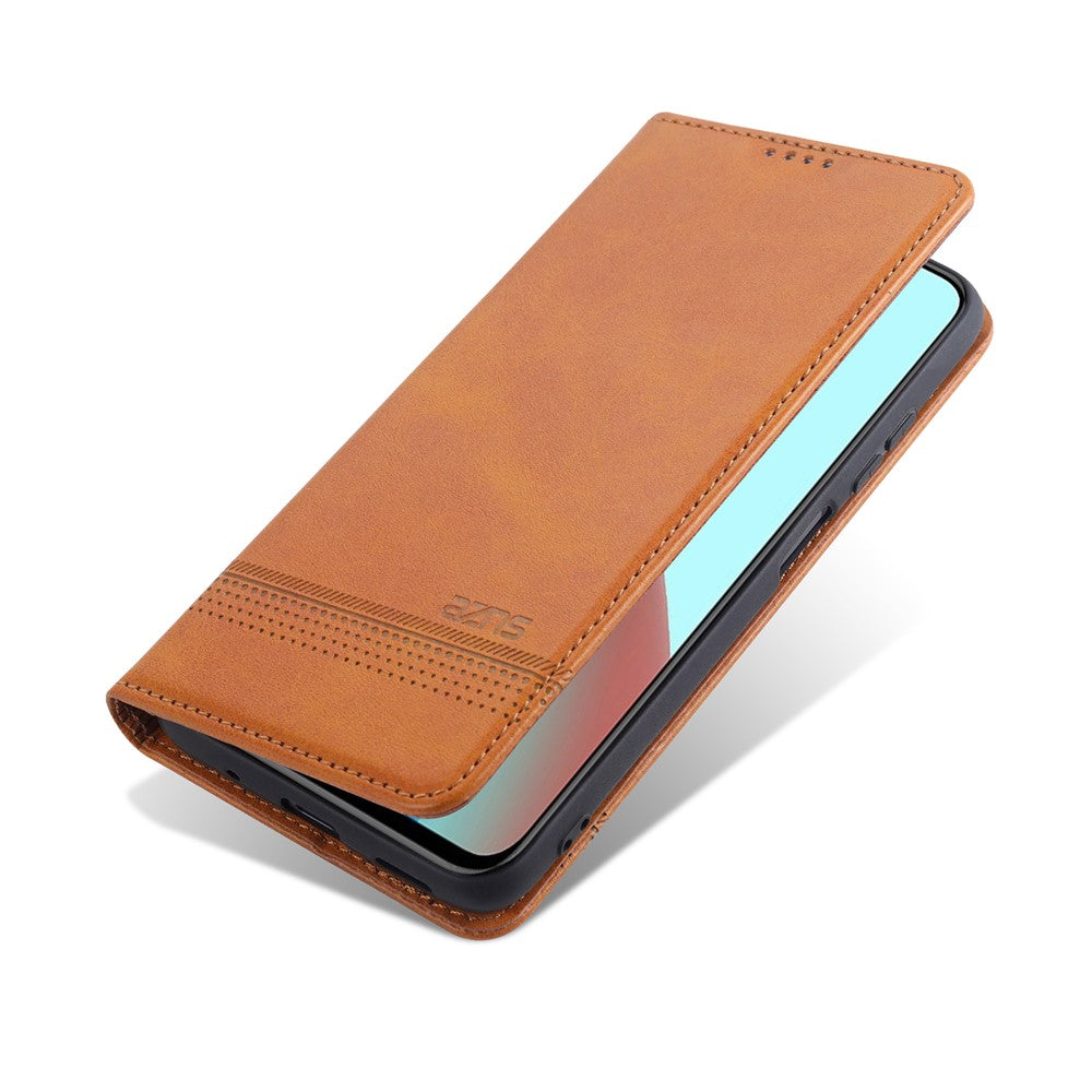 AZNS Stand Wallet Auto-absorbed Magnetic Leather Case for Xiaomi Redmi Note 10 Pro/Note 10 Pro Max