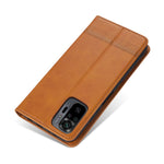 AZNS Stand Wallet Auto-absorbed Magnetic Leather Case for Xiaomi Redmi Note 10 Pro/Note 10 Pro Max