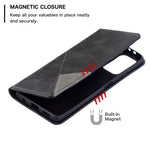 Geometric Pattern Stand Leather Card Holder Cover for Xiaomi Redmi Note 10 Pro Max / Redmi Note 10 Pro