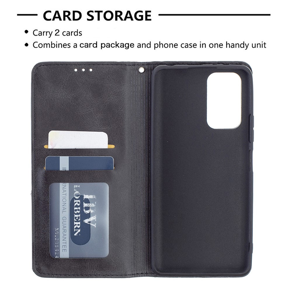 Geometric Pattern Stand Leather Card Holder Cover for Xiaomi Redmi Note 10 Pro Max / Redmi Note 10 Pro