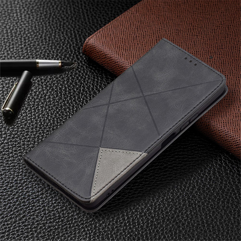 Geometric Pattern Stand Leather Card Holder Cover for Xiaomi Redmi Note 10 Pro Max / Redmi Note 10 Pro