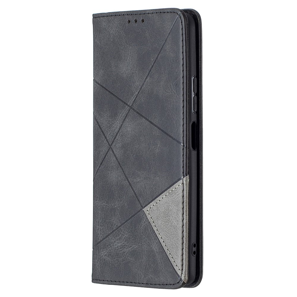 Geometric Pattern Stand Leather Card Holder Cover for Xiaomi Redmi Note 10 Pro Max / Redmi Note 10 Pro