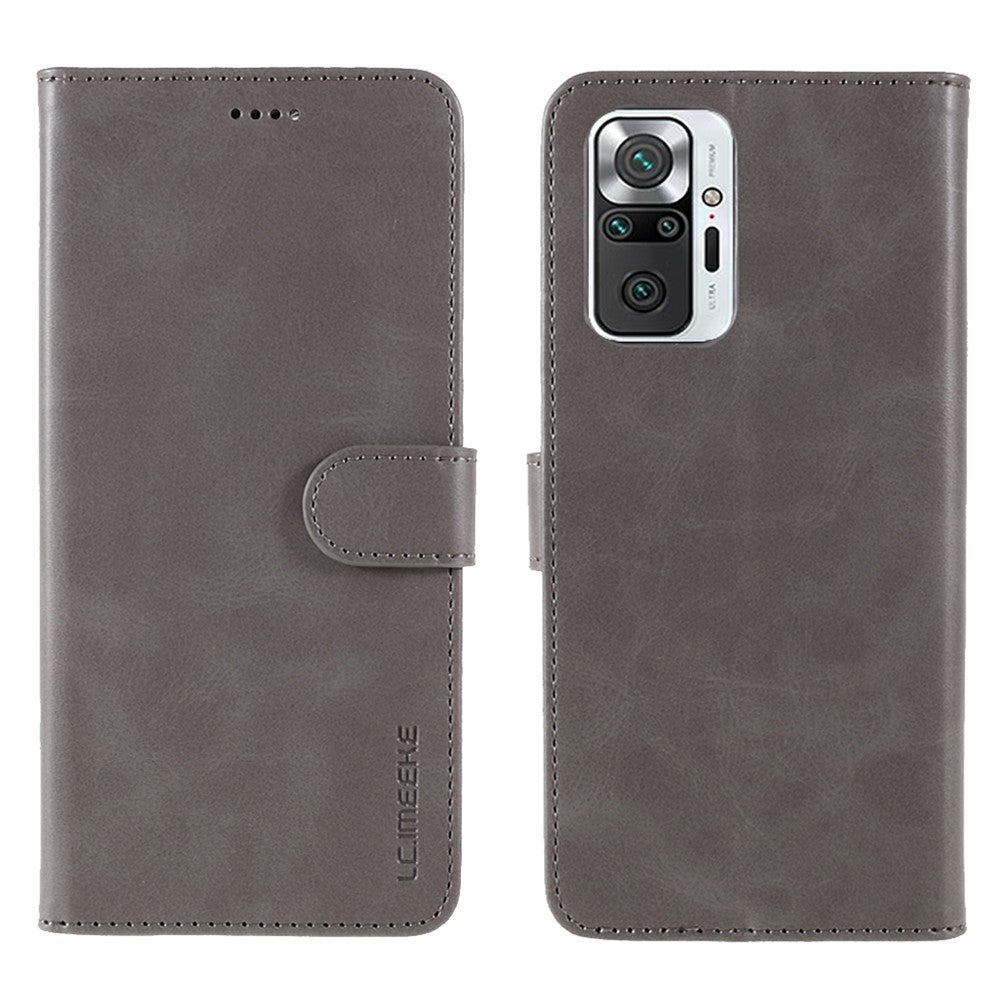 LC.IMEEKE Wallet Stand Leather Case for Xiaomi Redmi Note 10 Pro Mobile Phone Cover