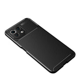 Precise Cut-Out Carbon Fiber Texture Protector TPU Drop-proof Phone Cover for Xiaomi Mi 11 Lite 4G / 5G / 11 Lite 5G NE