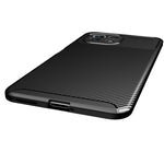 Precise Cut-Out Carbon Fiber Texture Protector TPU Drop-proof Phone Cover for Xiaomi Mi 11 Lite 4G / 5G / 11 Lite 5G NE