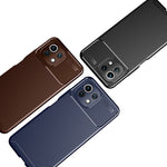 Precise Cut-Out Carbon Fiber Texture Protector TPU Drop-proof Phone Cover for Xiaomi Mi 11 Lite 4G / 5G / 11 Lite 5G NE