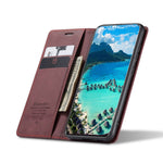 CASEME 013 Series Auto-absorbed Leather Wallet Stand Case Shell for Xiaomi Mi 11