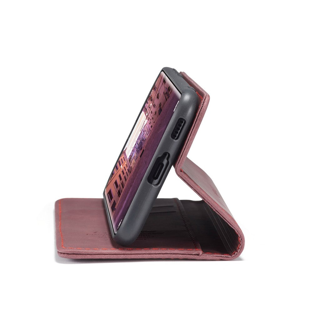 CASEME 013 Series Auto-absorbed Leather Wallet Stand Case Shell for Xiaomi Mi 11