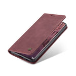 CASEME 013 Series Auto-absorbed Leather Wallet Stand Case Shell for Xiaomi Mi 11