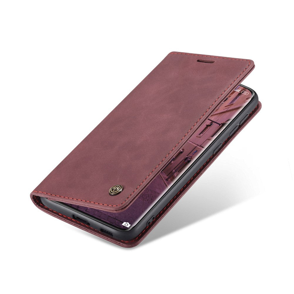 CASEME 013 Series Auto-absorbed Leather Wallet Stand Case Shell for Xiaomi Mi 11