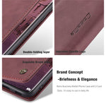 CASEME 013 Series Auto-absorbed Leather Wallet Stand Case Shell for Xiaomi Mi 11