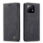 CASEME 013 Series Auto-absorbed Leather Wallet Stand Case Shell for Xiaomi Mi 11