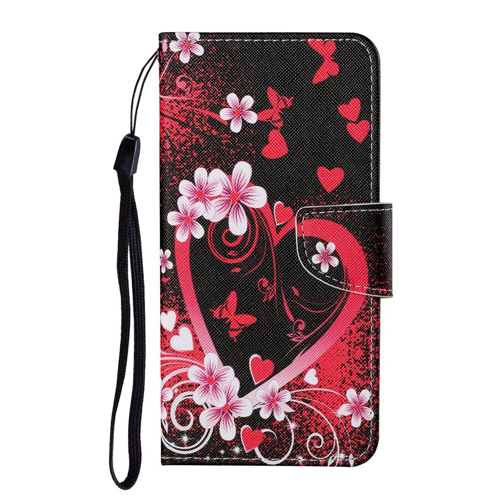 Pattern Printing PU Leather Full Protection Stand Phone Cover Case with Strap for Xiaomi Redmi Note 9 Pro