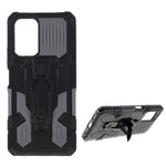 Back Clip Kickstand Design Well-Protected Hybrid Phone Case Shell with Metal Sheet for Xiaomi Redmi Note 10 Pro