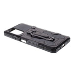 Back Clip Kickstand Design Well-Protected Hybrid Phone Case Shell with Metal Sheet for Xiaomi Redmi Note 10 Pro