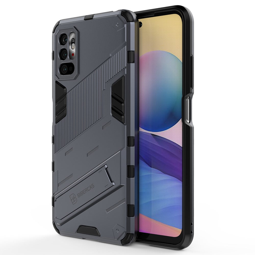Stöddesign med fallskyddande PC + TPU hybridmobilskal för Xiaomi Redmi Note 10 5G/Poco M3 Pro 5G/4G