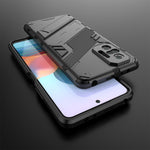 Kickstand Design Shockproof PC + TPU Hybrid Phone Case Cover for Xiaomi Redmi Note 10 Pro Max / Redmi Note 10 Pro