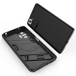 Kickstand Design Shockproof PC + TPU Hybrid Phone Case Cover for Xiaomi Redmi Note 10 Pro Max / Redmi Note 10 Pro