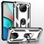 Hybrid PC + TPU Phone Case Shell Anti-Fall Finger Ring Kickstand for Xiaomi Redmi Note 9 5G / Redmi Note 9T 5G
