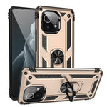 Hybrid PC + TPU Phone Case Shell Anti-Fall Finger Ring Kickstand for Xiaomi Mi 11