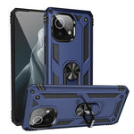 Hybrid PC + TPU Phone Case Shell Anti-Fall Finger Ring Kickstand for Xiaomi Mi 11