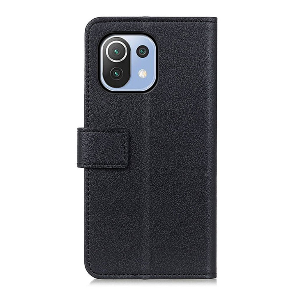 Leather Stand Case with Card Slots and Cash Pocket for Xiaomi Mi 11 Lite 4G / 5G / 11 Lite 5G NE