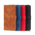 KHAZNEH Retro Style Wallet PU Leather Case for Xiaomi Mi 11 Lite 4G / 5G / 11 Lite 5G NE
