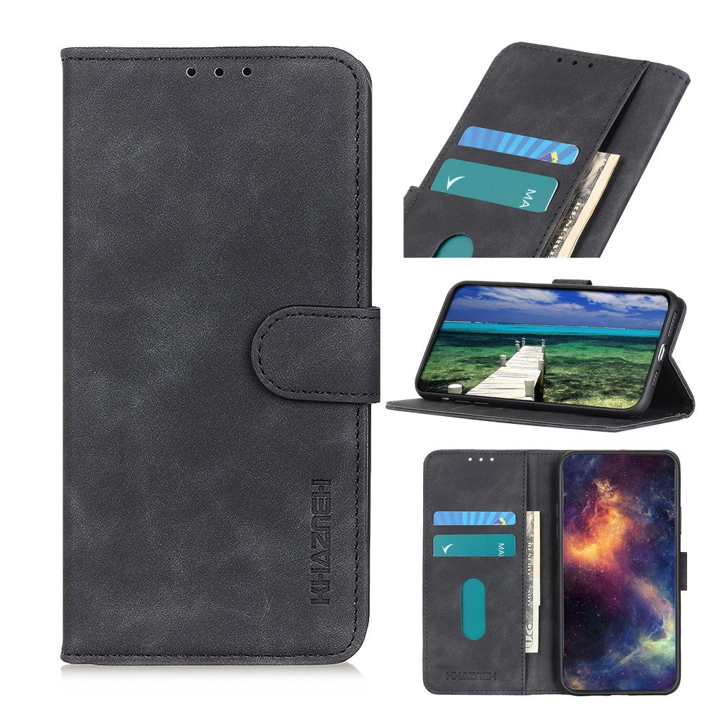 KHAZNEH Retro Style Wallet PU Leather Case for Xiaomi Mi 11 Lite 4G / 5G / 11 Lite 5G NE