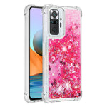 Dynamic Quicksand Shock-absorbing TPU Phone Case Shell Cover for Xiaomi Redmi Note 10 Pro Max / Note 10 Pro 4G (Global) / (India)