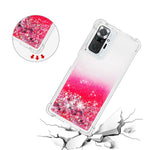 Dynamic Quicksand Shock-absorbing TPU Phone Case Shell Cover for Xiaomi Redmi Note 10 Pro Max / Note 10 Pro 4G (Global) / (India)