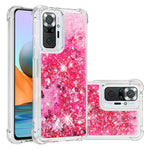 Dynamic Quicksand Shock-absorbing TPU Phone Case Shell Cover for Xiaomi Redmi Note 10 Pro Max / Note 10 Pro 4G (Global) / (India)