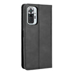 Magnetisk stängning Vintage-stil mobilskal plånboksfodral läderskydd för Xiaomi Note 10 Pro 4G/Note 10 Pro Max 4G