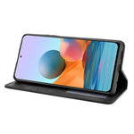 Magnetisk stängning Vintage-stil mobilskal plånboksfodral läderskydd för Xiaomi Note 10 Pro 4G/Note 10 Pro Max 4G