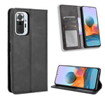 Magnetisk stängning Vintage-stil mobilskal plånboksfodral läderskydd för Xiaomi Note 10 Pro 4G/Note 10 Pro Max 4G