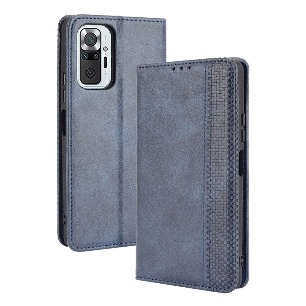 Magnetisk stängning Vintage-stil mobilskal plånboksfodral läderskydd för Xiaomi Note 10 Pro 4G/Note 10 Pro Max 4G
