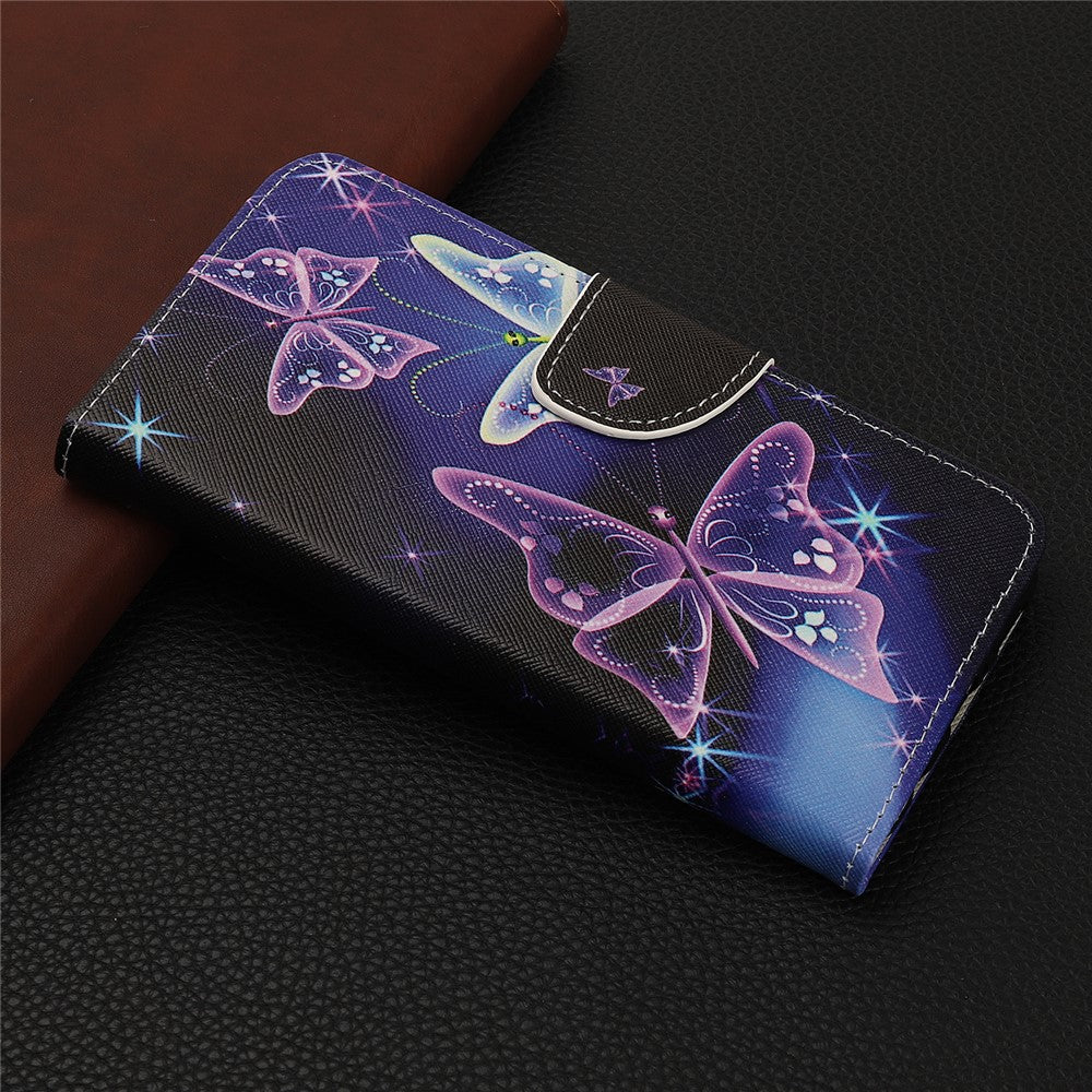 Cross Texture Pattern Printing Leather Wallet Stand Case for Xiaomi Mi 11 Lite 4G / 5G / 11 Lite 5G NE