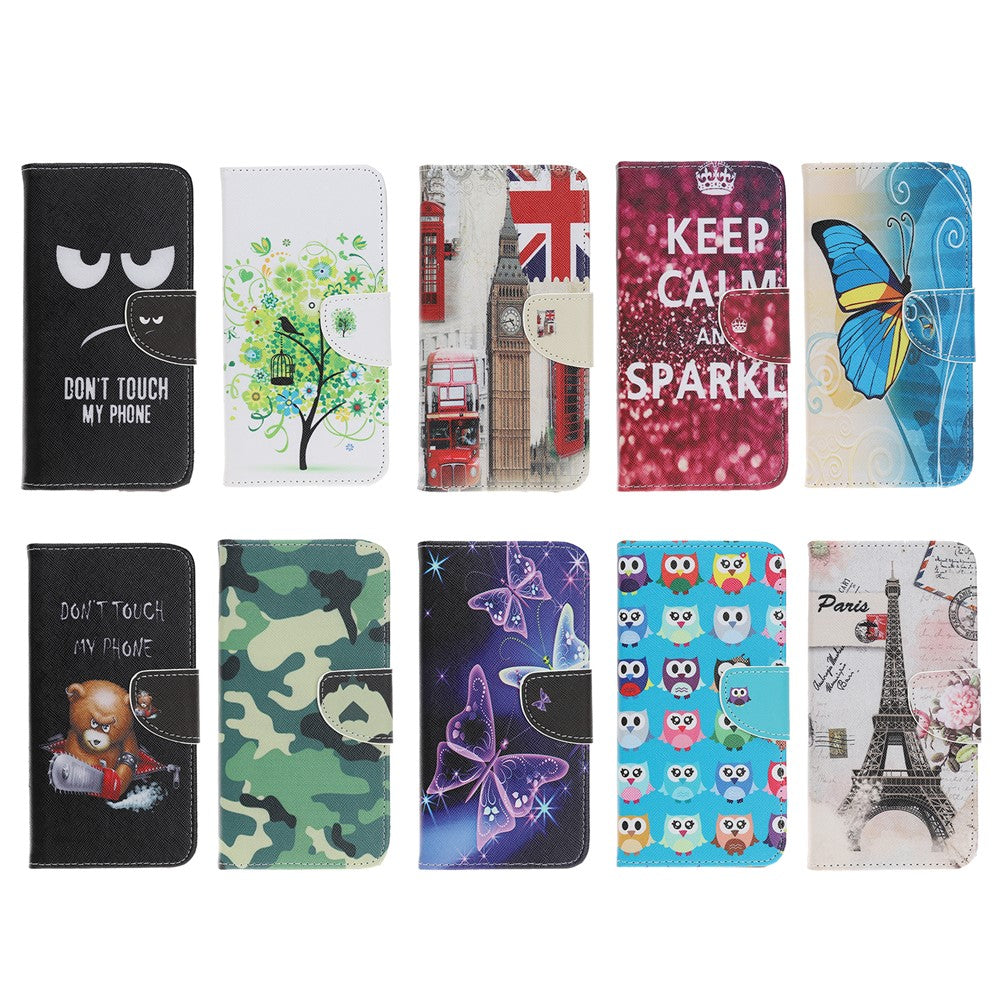 Cross Texture Pattern Printing Leather Wallet Stand Case for Xiaomi Mi 11 Lite 4G / 5G / 11 Lite 5G NE