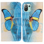 Cross Texture Pattern Printing Leather Wallet Stand Case for Xiaomi Mi 11 Lite 4G / 5G / 11 Lite 5G NE