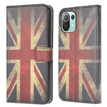 Pattern Printing Full Protection Leather Wallet Stand Case for Xiaomi Mi 11 Lite 4G / 5G / 11 Lite 5G NE