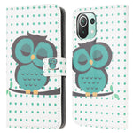 Pattern Printing Full Protection Leather Wallet Stand Case for Xiaomi Mi 11 Lite 4G / 5G / 11 Lite 5G NE