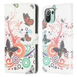 Pattern Printing Full Protection Leather Wallet Stand Case for Xiaomi Mi 11 Lite 4G / 5G / 11 Lite 5G NE