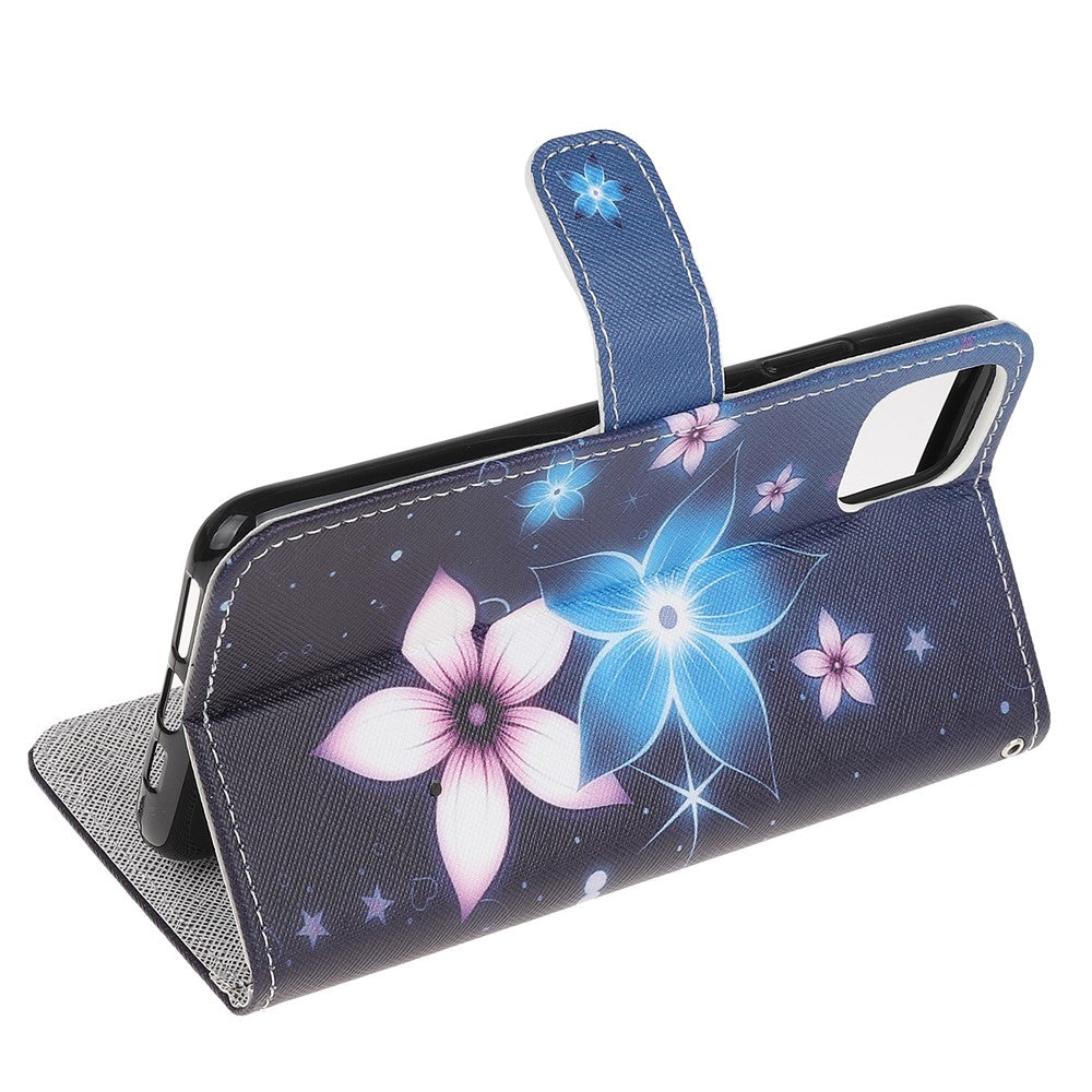 Cross Texture New Pattern Printing Leather Wallet Stand Case for Xiaomi Mi 11 Lite 4G / 5G / 11 Lite 5G NE