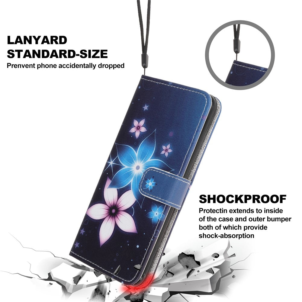 Cross Texture New Pattern Printing Leather Wallet Stand Case for Xiaomi Mi 11 Lite 4G / 5G / 11 Lite 5G NE