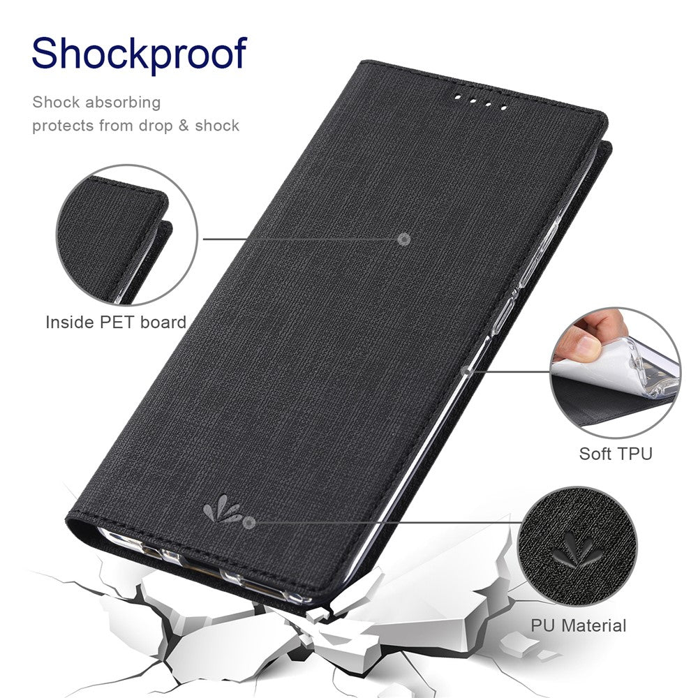 VILI DMX Series Full Coverage Well-Protected Leather Stand Case with Card Holder for Xiaomi Redmi Note 10 Pro 4G (India)/(Global)/Note 10 Pro Max