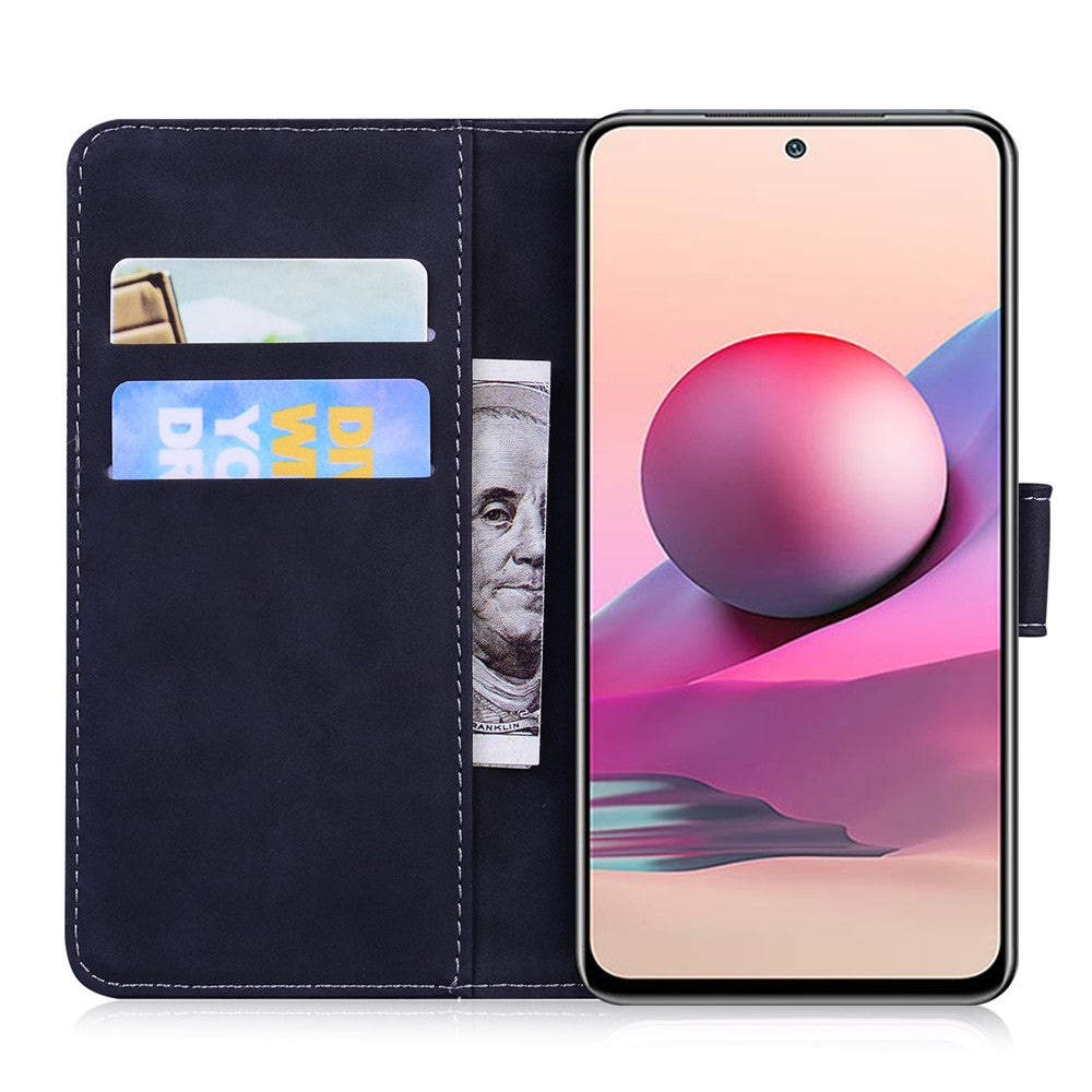 For Xiaomi Redmi Note 10 4G / Redmi Note 10S / Poco M5s 4G Wallet Stand Magnetic Clasp PU Leather Case
