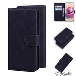For Xiaomi Redmi Note 10 4G / Redmi Note 10S / Poco M5s 4G Wallet Stand Magnetic Clasp PU Leather Case